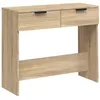 Image de vidaXL Table console ChÃªne sonoma 90x36x75 cm Bois d'ingÃ©nierie
