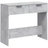 Image de vidaXL Table console Gris bÃ©ton 90x36x75 cm Bois d'ingÃ©nierie