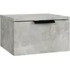 Image de vidaXL Table de chevet murale Gris bÃ©ton 34x30x20 cm