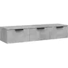 Image de vidaXL Armoire murale Gris bÃ©ton 102x30x20 cm Bois d'ingÃ©nierie