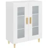 Image de vidaXL Buffet Blanc 69,5x34x90 cm Bois d'ingÃ©nierie