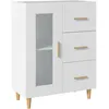 Image de vidaXL Buffet Blanc 69,5x34x90 cm Bois d'ingÃ©nierie