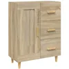 Image de Vidaxl Buffet ChÃªne Sonoma 69,5x34x90 Cm Bois D'ingÃ©nierie