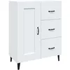 Image de vidaXL Buffet Blanc 69,5x34x90 cm Bois d'ingÃ©nierie