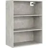 Image de vidaXL Armoire murale suspendue Gris bÃ©ton 69,5x32,5x90 cm