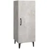 Image de vidaXL Buffet Gris bÃ©ton 34,5x34x90 cm Bois d'ingÃ©nierie