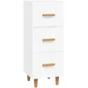Image de vidaXL Buffet Blanc 34,5x34x90 cm Bois d'ingÃ©nierie