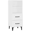 Image de vidaXL Buffet Blanc 34,5x34x90 cm Bois d'ingÃ©nierie