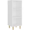 Image de vidaXL Buffet Blanc 34,5x32,5x90 cm Bois d'ingÃ©nierie
