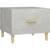 Image de vidaXL Table basse Gris bÃ©ton 50x50x40 cm Bois d'ingÃ©nierie