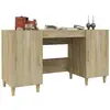 Image de Bureaux VidaXL  Commode  Bois d'ingénierie Marron 140x50x75 cm P31600335