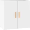 Image de vidaXL Armoire murale Blanc 60x30x60 cm Bois d'ingÃ©nierie