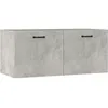Image de vidaXL Armoire murale Gris bÃ©ton 80x35x36,5 cm Bois d'ingÃ©nierie