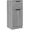 Image de Buffet Gris Sonoma 70 cm bois contreplaquÃ© 1 tiroir 2 compartiments Meuble de rangement