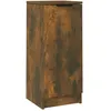 Image de vidaXL Buffet ChÃªne fumÃ© 30x30x70 cm Bois d'ingÃ©nierie