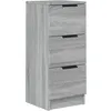 Image de vidaXL Buffet Sonoma gris 30x30x70 cm Bois d'ingÃ©nierie