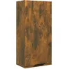 Image de Vidaxl Armoire De Salle De Bain Murale ChÃªne FumÃ© 32x20x67 Cm