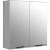 Image de vidaXL Armoire Ã  miroir de salle de bain Sonoma gris 64x20x67 cm