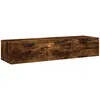 Image de vidaXL Armoire murale ChÃªne fumÃ© 102x30x20 cm Bois d'ingÃ©nierie