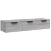 Image de vidaXL Armoire murale Sonoma gris 102x30x20 cm Bois d'ingÃ©nierie