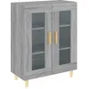 Image de vidaXL Buffet Sonoma gris 69,5x34x90 cm Bois d'ingÃ©nierie