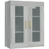 Image de vidaXL Armoire murale suspendue Sonoma gris 69,5x34x90 cm