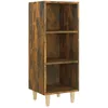 Image de Vidaxl Buffet ChÃªne FumÃ© 34,5x32,5x90 Cm Bois D'ingÃ©nierie