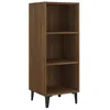 Image de vidaXL Buffet ChÃªne marron 34,5x32,5x90 cm Bois d'ingÃ©nierie