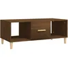Image de vidaXL Table basse ChÃªne marron 102x50x40 cm Bois d'ingÃ©nierie