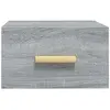 Image de Tables de chevet VidaXL  Table de chevet  murale sonoma gris 35x35x20 cm P31600285