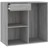 Image de vidaXL Armoire cosmÃ©tique Sonoma gris 80x40x75 cm Bois d'ingÃ©nierie