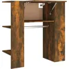 Image de Vidaxl Armoire De Couloir ChÃªne FumÃ© 97,5x37x99 Cm Bois D'ingÃ©nierie