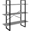 Image de vidaXL BibliothÃ¨que Sonoma gris 100x30x105 cm Bois d'ingÃ©nierie