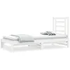 Image de vidaXL Lit coulissant Blanc 2x(90x190) cm Bois de pin massif