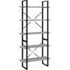 Image de vidaXL BibliothÃ¨que 5 niveaux Sonoma 80x30x175 cm Bois d'ingÃ©nierie