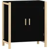 Image de vidaXL Buffet Noir 62x38x70 cm Bois d'ingÃ©nierie