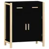 Image de vidaXL Buffet Noir 62x38x75 cm Bois d'ingÃ©nierie