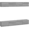 Image de vidaXL Meubles TV muraux 4 pcs Sonoma gris 100x30x30 cm