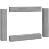 Image de vidaXL Ensemble de meubles TV 8 pcs Sonoma gris Bois d'ingÃ©nierie