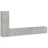 Image de vidaXL Ensemble de meubles TV 3 pcs Gris bÃ©ton Bois d'ingÃ©nierie