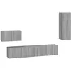 Image de vidaXL Ensemble de meubles TV 4 pcs Sonoma gris Bois d'ingÃ©nierie