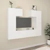 Image de vidaXL Ensemble de meubles TV 6 pcs Blanc Bois d'ingÃ©nierie