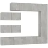 Image de vidaXL Ensemble de meubles TV 7 pcs Gris bÃ©ton Bois d'ingÃ©nierie