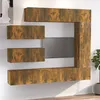 Image de vidaXL Ensemble de meubles TV 7 pcs ChÃªne fumÃ© Bois d'ingÃ©nierie