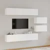 Image de vidaXL Ensemble de meubles TV 6 pcs Blanc Bois d'ingÃ©nierie