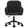 Image de Chaises VidaXL  Fauteuil  Chaise pivotante de bureau Velours noir P31608721