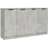 Image de vidaXL Buffets 2 pcs Gris bÃ©ton 60x30x70 cm Bois d'ingÃ©nierie