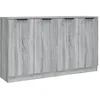 Image de vidaXL Buffets 2 pcs Sonoma gris 60x30x70 cm Bois d'ingÃ©nierie