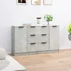 Image de vidaXL Buffets 2 pcs Gris bÃ©ton 60x30x70 cm Bois d'ingÃ©nierie