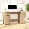 Image de vidaXL Bureau avec armoire latÃ©rale ChÃªne sonoma Bois d'ingÃ©nierie